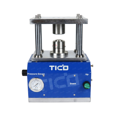 CR20xx Münzzzellen-Crimping-Ausrüstung Maschine Gasgetriebenes Chromstahl